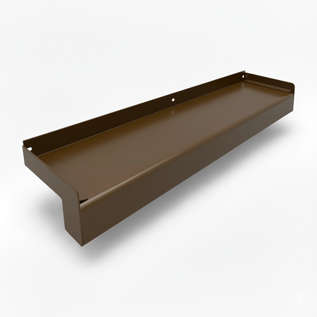 Aluminium Fensterbank C33 mittelbronze eloxal